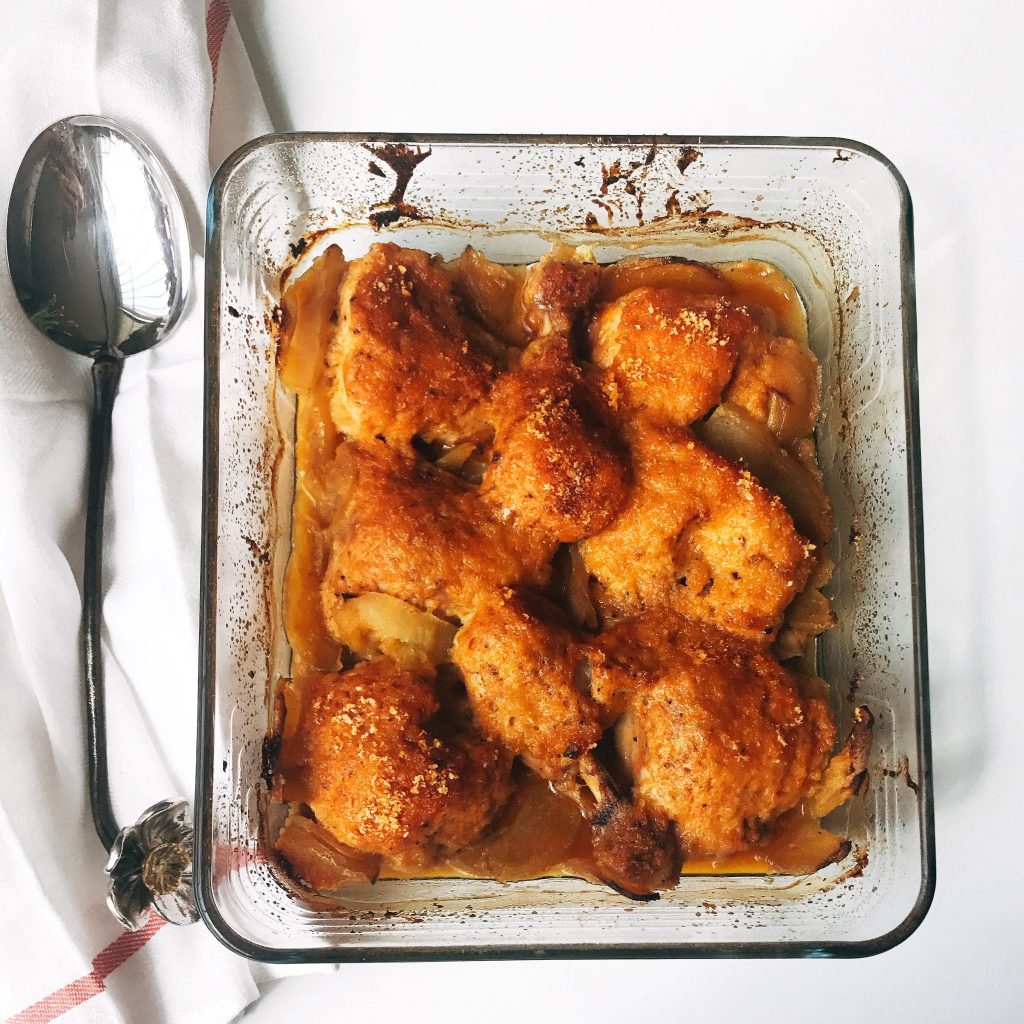 APPLES AND HONEY MUSTARD CHICKEN Peas, Love & Carrots