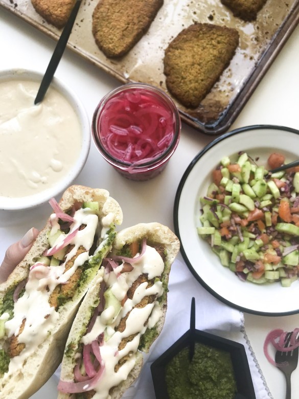 Easy Crispy Baked Falafel