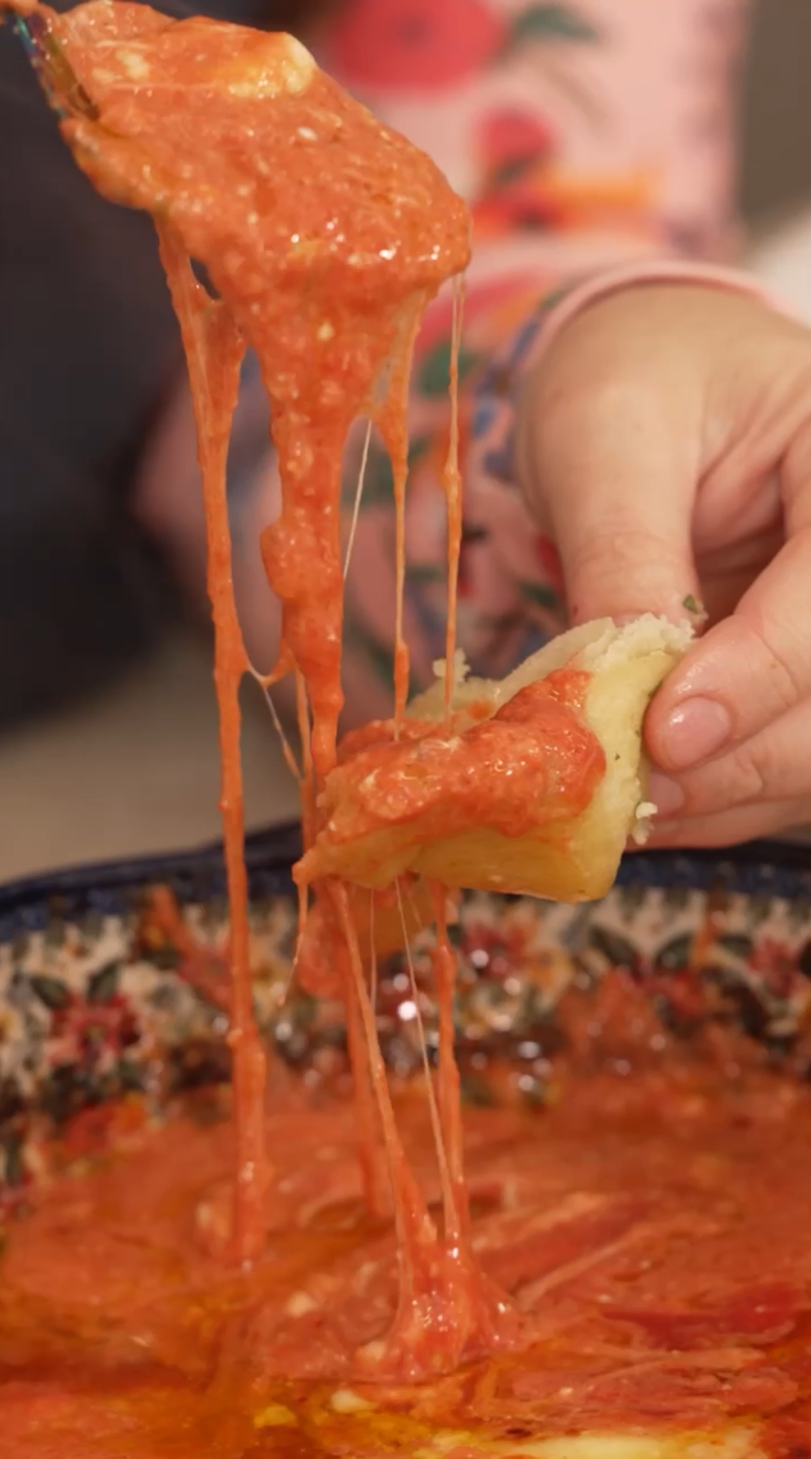 CHEESY PIZZA DIP w/ Shaina cohen 