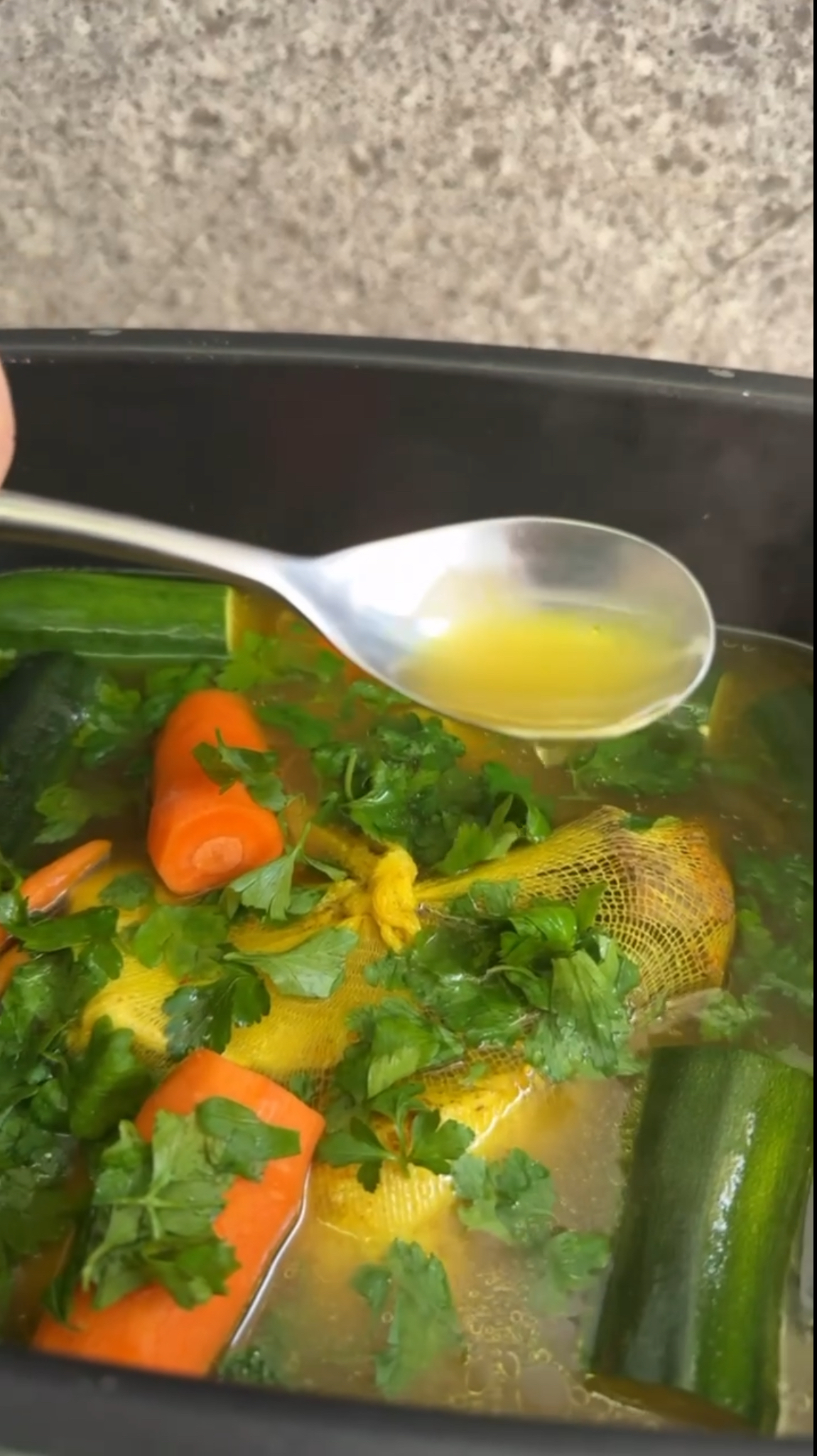 CROCKPOT OVERNIGHT CHICKEN SOUP