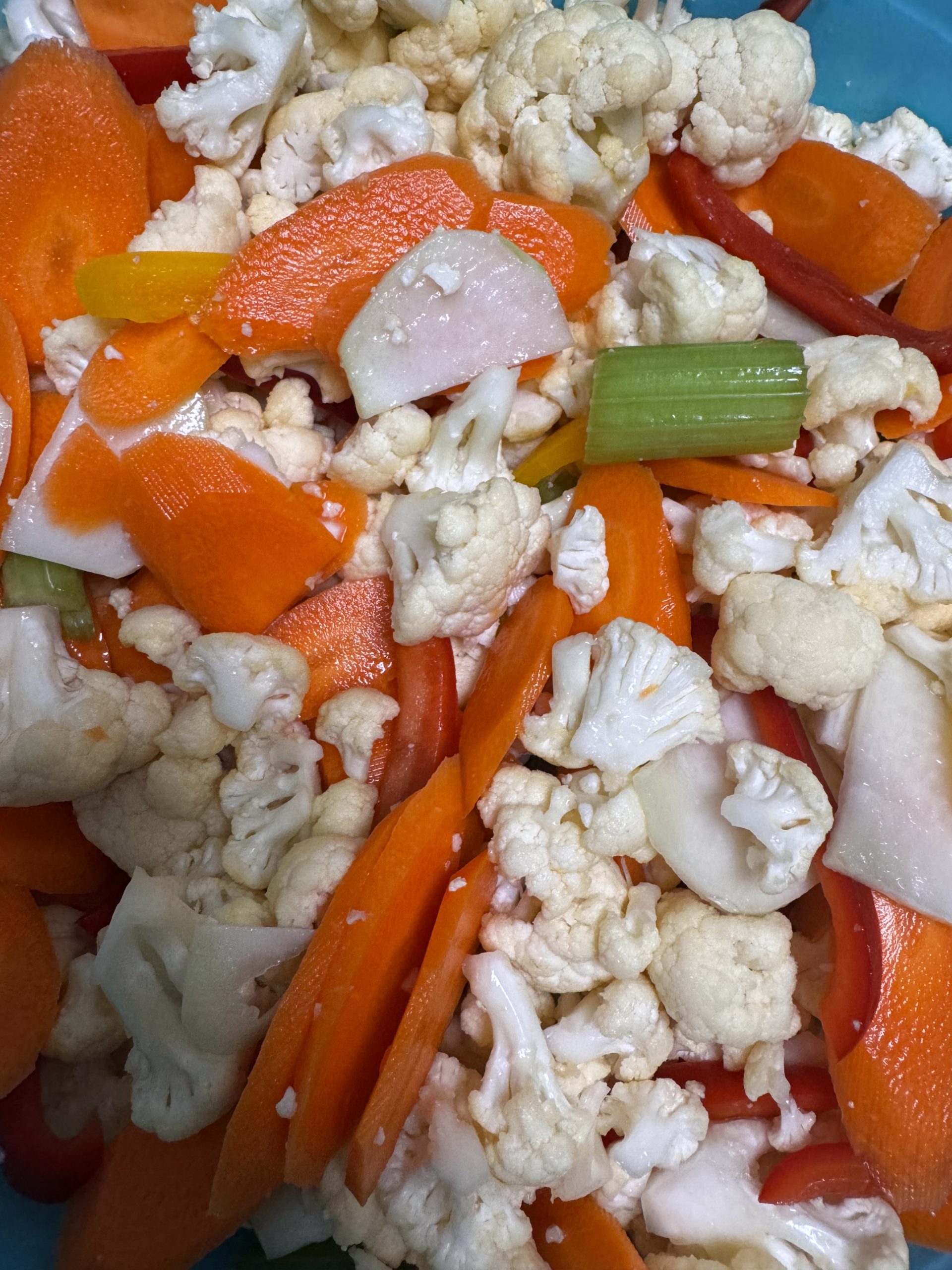TOVA’S QUICK PICKLED CRUNCHY VEG SALAD