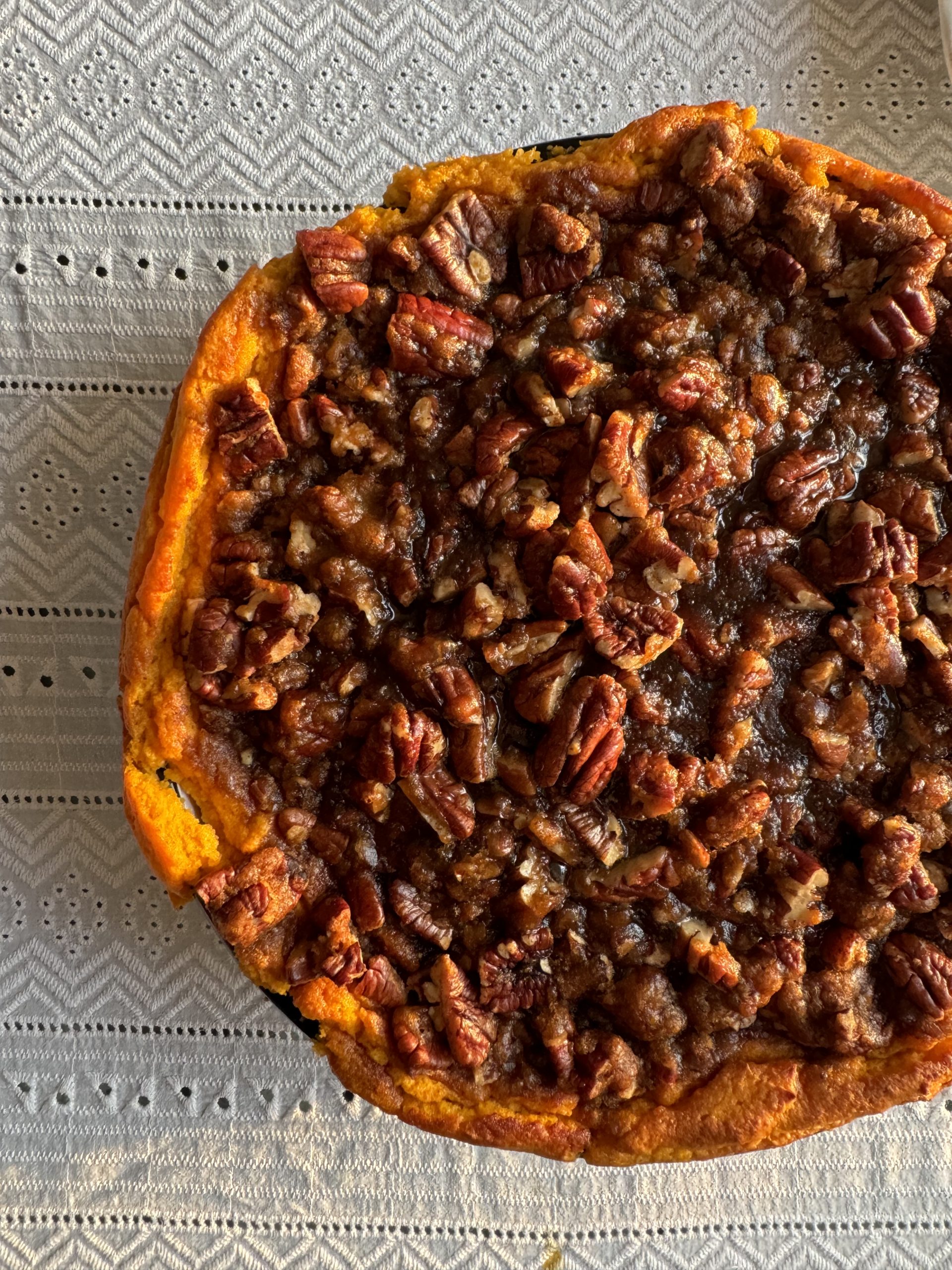 GF SWEET POTATO PECAN PIE