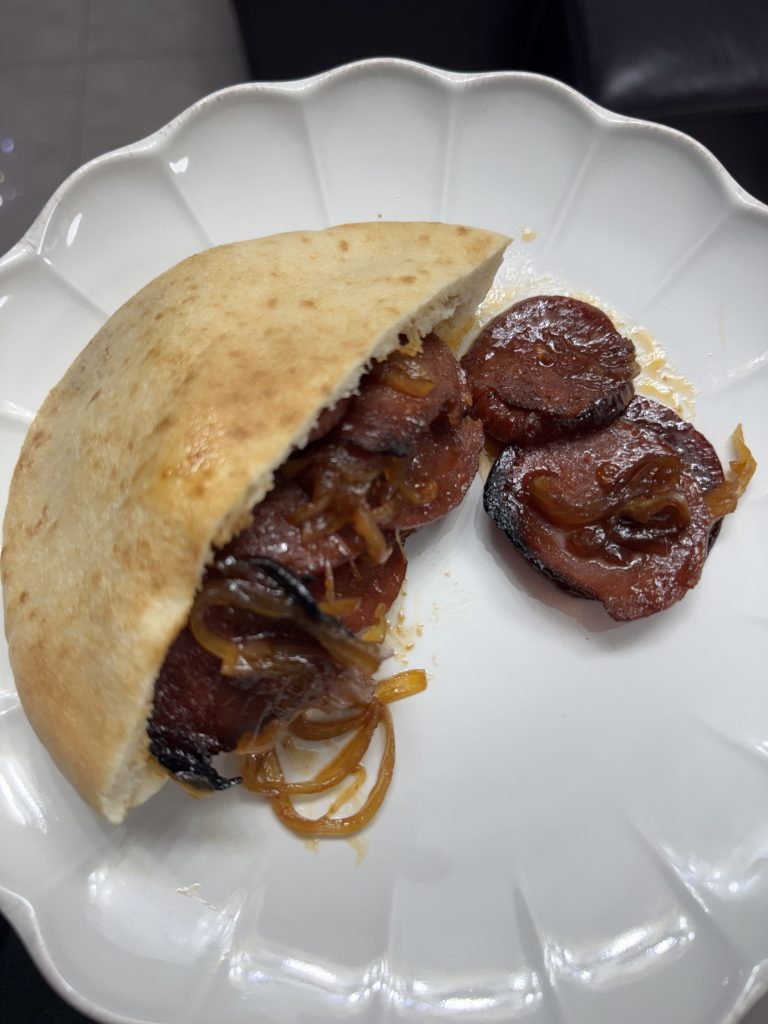 ONE PAN CRISPY BBQ SALAMI