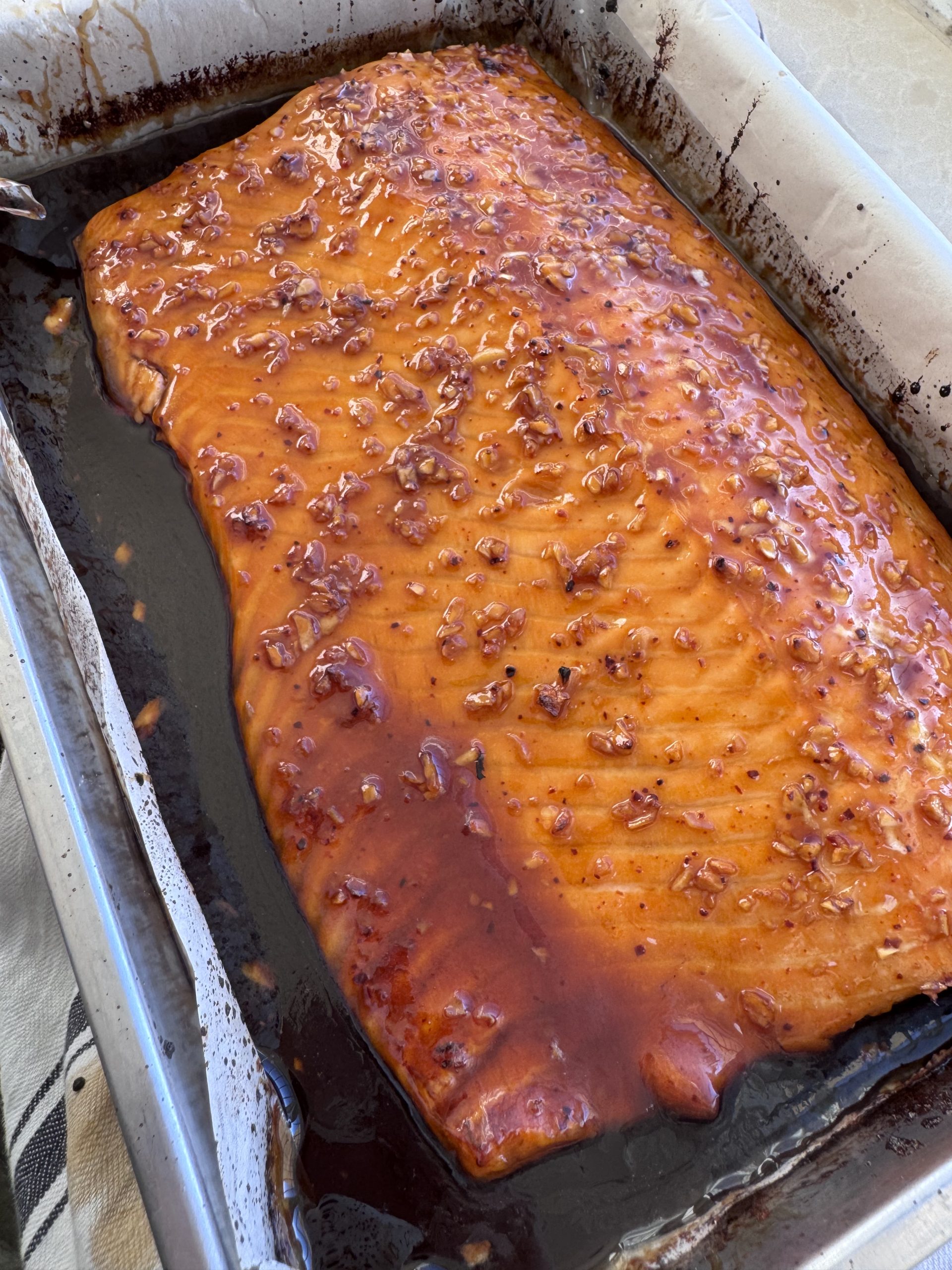 STICKY GLUTEN FREE TERIYAKI SALMON
