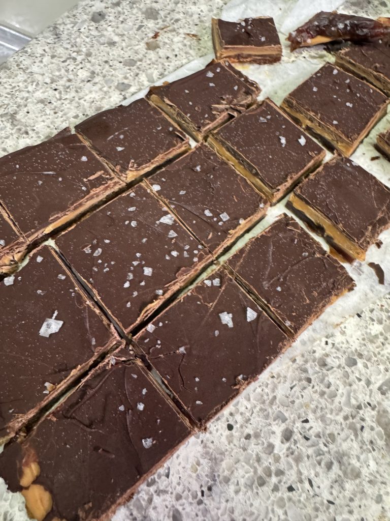 PEANUT BUTTER DATE BARK